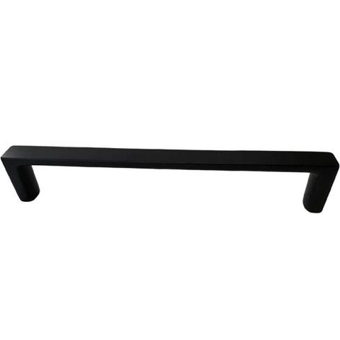 Puxador Oeiras Preto Fosco 13,5cm para Armários Gavetas Zamac Torralba