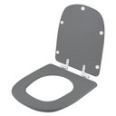Ver imagem 5 de Assento Sanitário Amortecido Ambar (cinza Escuro) para Vaso