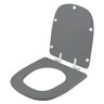 Assento Sanitário Amortecido Ambar (cinza Escuro) para Vaso - 5