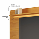 Ver imagem 3 de Rack com Painel Tv 70" Cristal Jcm Movelaria - Cinamomo/off