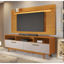 Ver imagem 1 de Rack com Painel Tv 70" Cristal Jcm Movelaria - Cinamomo/off