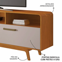 Ver imagem 4 de Rack com Painel Tv 70" Cristal Jcm Movelaria - Cinamomo/off