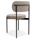 Ver imagem 7 de Kit 02 Cadeiras Estofadas para Sala de Jantar Louvre L02 Bouclê Creme - Lyam Decor