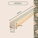 Ver imagem 4 de 40 Ripas P/ Artesanato Repac Madeiras Pinus 40x1,5x1,5cm