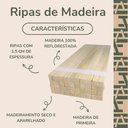 Ver imagem 3 de 40 Ripas P/ Artesanato Repac Madeiras Pinus 40x1,5x1,5cm