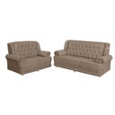 Ver imagem 2 de Conjunto de Sofá 2,00 X 1,50m 3 e 2 Lugares Suede Filadélfia