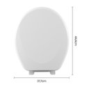 Ver imagem 2 de Assento Sanitário Plástico Astra Tar-as Almofadado Reforçado Branco