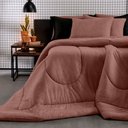 Ver imagem 1 de Edredom Solteiro Mescla Fusion Terracota em Malha 50% Algodão 50% Poliéster Vivaldi Sul Brasil Vival