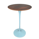 Ver imagem 1 de Mesa Saarinen Bistrô Pau Ferro 70cm - Base Branca