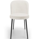 Ver imagem 5 de Cadeira para Sala de Jantar Cozinha Estofada Gavi L02 Linho Bege - Lyam Decor