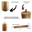 Ver imagem 3 de Kit 4 Pés Palito de 30cm para Poltronas | Envia Brasil