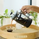 Ver imagem 5 de Cafeteira Prensa Francesa 600ml Vidro Borossilicato Preta - Mozcada