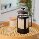 Ver imagem 6 de Cafeteira Prensa Francesa 600ml Vidro Borossilicato Preta - Mozcada