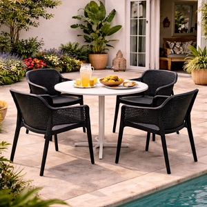 Cadeira Tramontina Original Externa Jardim Quintal Preta