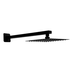 Chuveiro Quadrado de Luxo em Aço Inoxidável Black Matte - 1