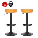 Ver imagem 6 de Kit 3 Banqueta Alta Para Bar Balcão Bistro Restaurante Cozinha Roma Branca