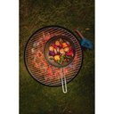 Ver mais imagens de Grelha Wok Furada Churrasco 26 cm Alumínio Anodizado com Cabo Tramontina