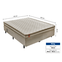 Ver imagem 6 de Cama Box com Colchão King Molas Max Force Pérola Bege 193x203 Fortezza Colchões
