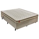 Ver imagem 1 de Cama Box com Colchão King Molas Max Force Pérola Bege 193x203 Fortezza Colchões