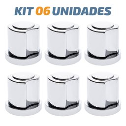 Kit 06 Acabamento De Registro C50 Cromado Padrão Deca - 1 Kit 06 Acabamento De Registro C50 Cromado Padrão Deca - 1