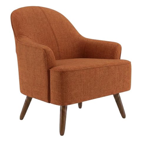 Poltrona Decorativa Naomi Pes Madeira Linho Color Trend Tca 303 Moll