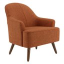 Ver imagem 1 de Poltrona Decorativa Naomi Pes Madeira Linho Color Trend Tca 303 Moll