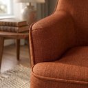 Ver imagem 7 de Poltrona Decorativa Naomi Pes Madeira Linho Color Trend Tca 303 Moll