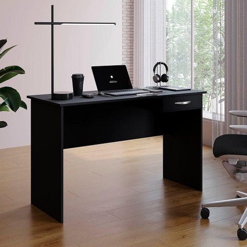 Mesa de Escritório com Gaveteiro Susy Mb1 Cor Preto