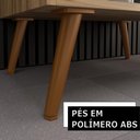 Ver mais imagens de Balcão Gabinete para Banheiro com Pés 60cm Lionel B06 Branco Nogal - Lyam Decor
