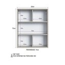 Ver imagem 6 de Nicho para Banheiro Organizador com Pratelerias