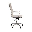 Ver imagem 3 de Cadeira de Escritório Esteirinha Giratória Ergonômica Alta Branco