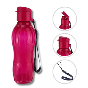 Tupperware Garrafa Eco Tupper 500ml Vermelha com Gliter Tupperware Garrafa Eco Tupper 500ml Vermelha