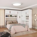 Ver imagem 7 de Guarda Roupa Modulado Sevilha com Espelho Carioca Móveis Branco