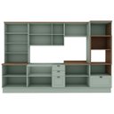 Ver imagem 5 de Cozinha Completa Modulada 100% Mdf 6 Peças com Cristaleira Iluminata