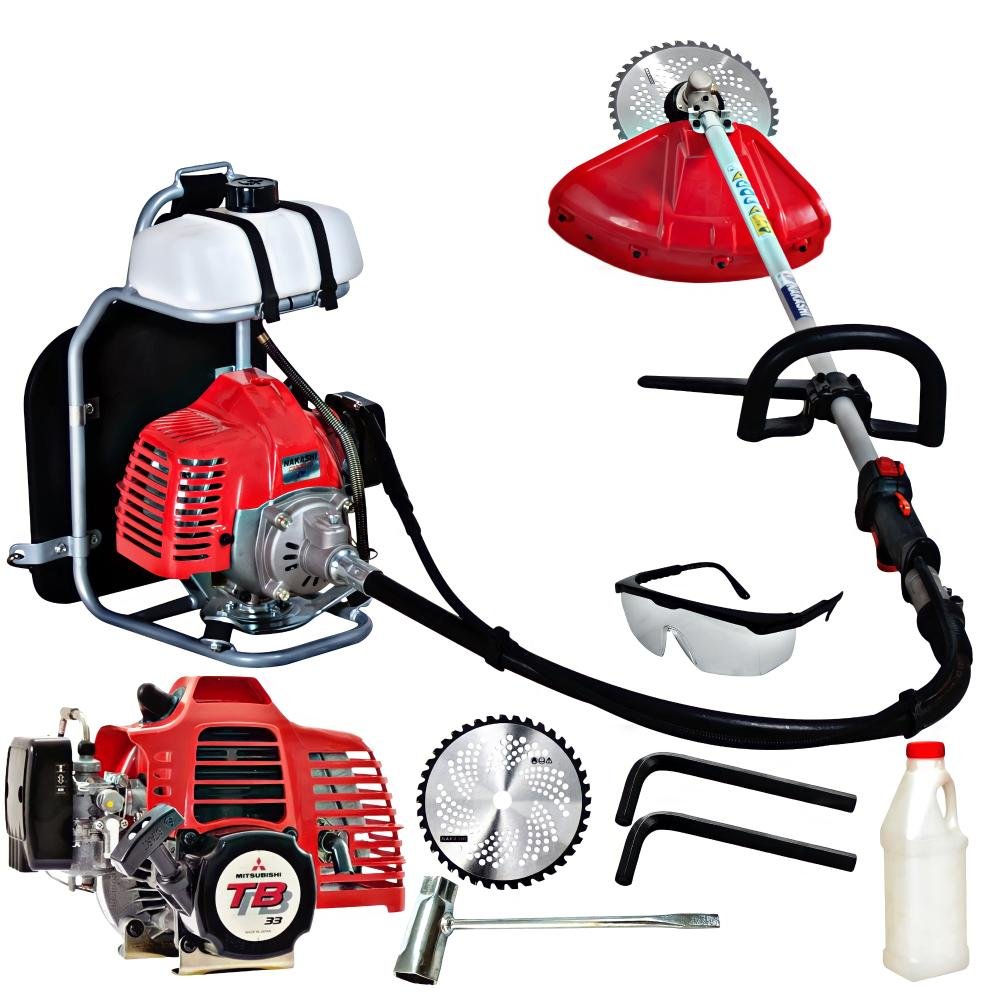 Roçadeira Costal Nakashi C330MBO 33cc 2T á Gasolina Motor