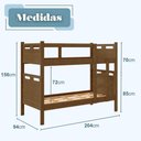 Ver imagem 3 de Beliche Jaspe Legno com 02 Colchões D33 12cm