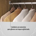 Ver imagem 7 de Guarda Roupa Solteiro 6 Portas 3 Gavetas Taurus - Nature