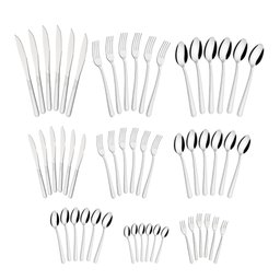 Faqueiro Búzios 54 Peças em Aço Inox com Facas para Churrasco Tramontina 23799/077 - 3