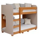 Ver imagem 1 de Beliche Solteiro em Mdf Ema com Kit Pés Cimol Nature/off White