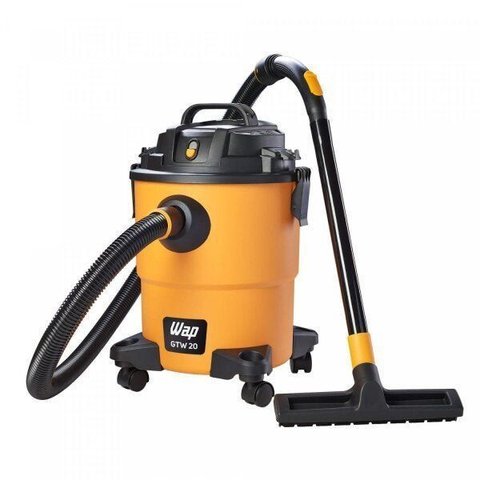 Aspirador de Pó e Água Gtw 20 Econômico 1600W Bico Múltiplo Bocal de Sopro 20L Wap 127V Amarelo/Pret