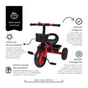 Ver imagem 4 de Triciclo Infantil com Cesta e Buzina Vermelho - Shiny Toys