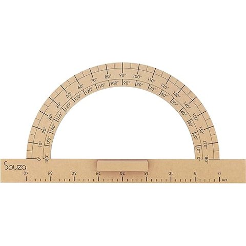 Transferidor 180°- Contém 2 Unidades