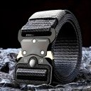 Ver imagem 2 de Cinto Tático Militar com Fivela de Metal - Preto