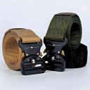 Ver imagem 3 de Cinto Tático Militar com Fivela de Metal - Preto