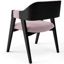 Ver mais imagens de Kit 2 Cadeiras Sala de Jantar Estar Living Estofada Suran L02 Preto Suede Rosê - Lyam Decor