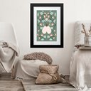 Ver imagem 1 de Quadro Arte Borboleta Boho - 60x48cm:moldura Preta