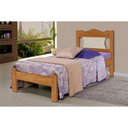 Ver imagem 3 de Cama Solteiro Vertice Nature Off White MDF MDP com Montagem Flex Casah