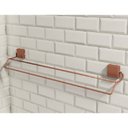 Ver imagem 2 de Porta Toalha Duplo - Linha Premium Decotec Cobre