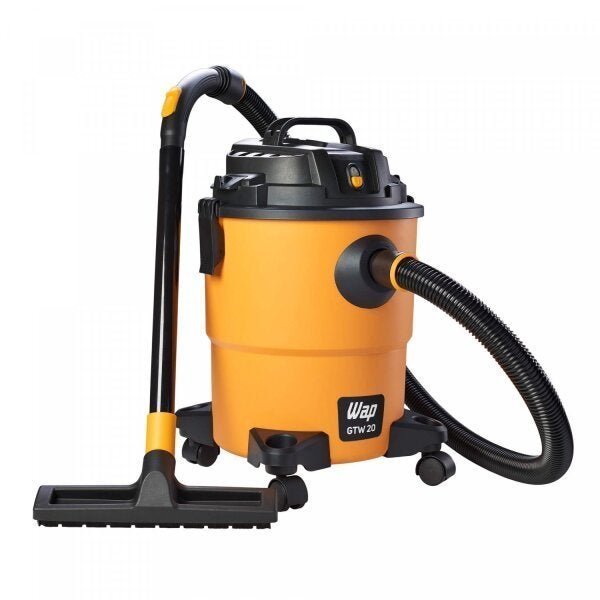 Aspirador de Pó e Água GTW 20 Econômico 1600w Bico Múltiplo Bocal de Sopro 20L WAP 220v Amarelo/Preto - 4