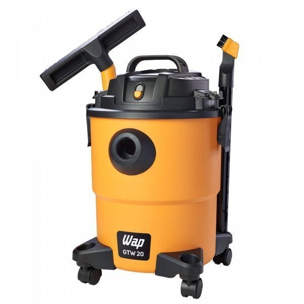 Aspirador de Pó e Água GTW 20 Econômico 1600w Bico Múltiplo Bocal de Sopro 20L WAP 220v Amarelo/Preto - 5